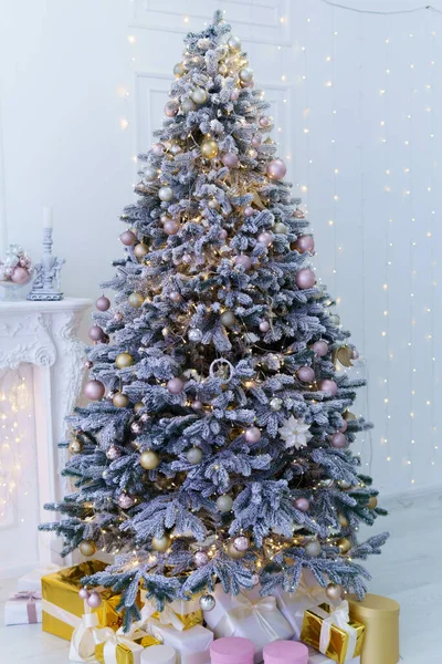 Kerstmis Nieuwjaarsvakantie Decoratie Kerstboom — Stockfoto