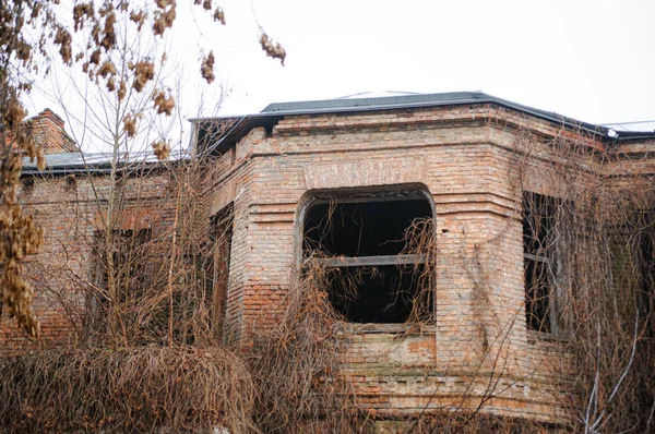 Stary Opuszczony Dwór Obwodzie Winnickim Ukraina — Zdjęcie stockowe