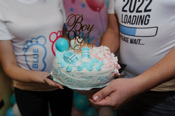 美しい子供のケーキ 子供の誕生日ケーキ ケーキのクローズアップ — ストック写真