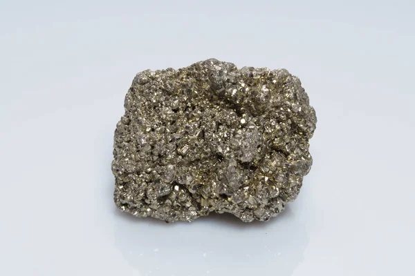 Surový Pyritový Pyrit Surového Krystalu Zlato Blázna Minerální Pyrit Skupiny — Stock fotografie