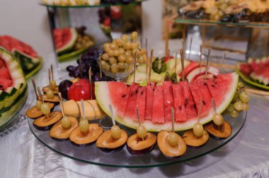 Watermelon at the wedding reception