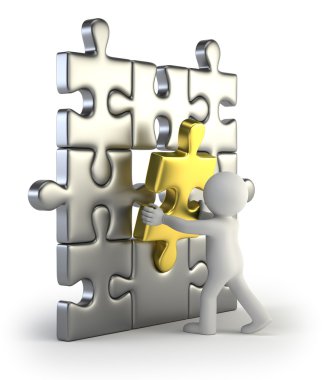 3D small - altın bulmaca Ekle