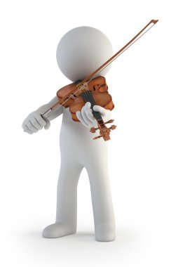 3D küçük - keman