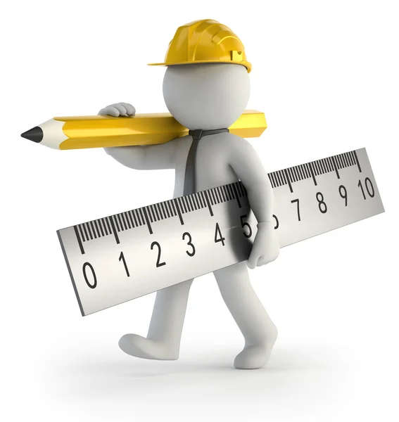 3D küçük insanlar - builder