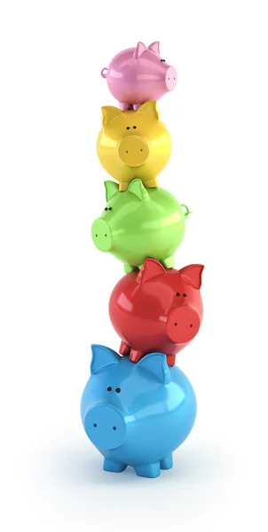 Equilibrio piggy — Foto Stock