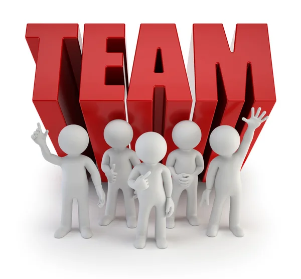 3D küçük insanlar - güvenilir ekibi