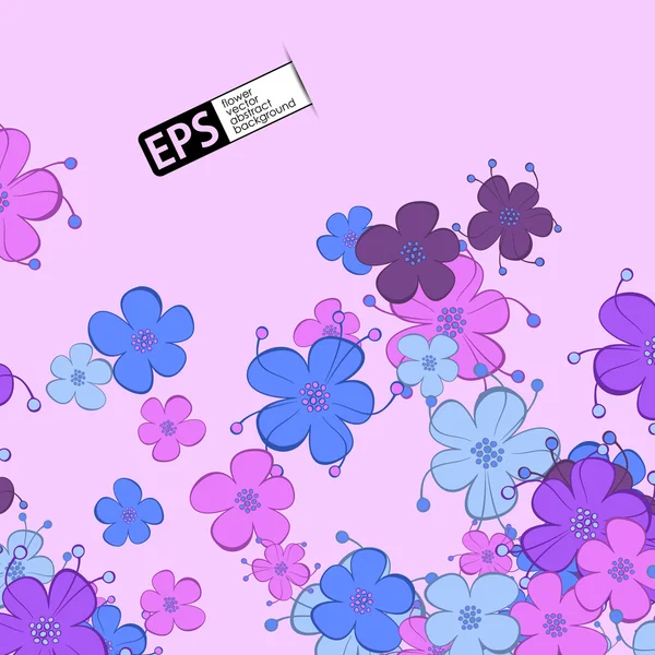 Fondo floral — Archivo Imágenes Vectoriales