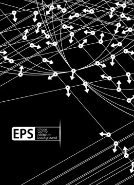 EPS, arka plan rastgele yönetmen oklar