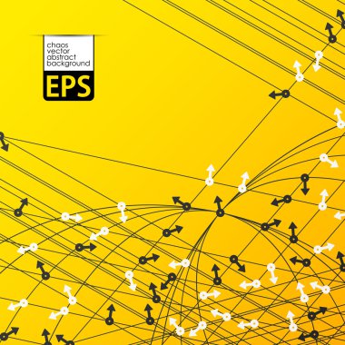 EPS, arka plan rastgele yönetmen oklar