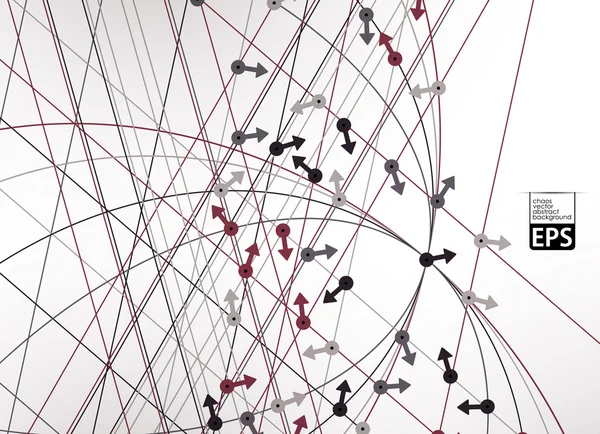 Eps, fundo com setas dirigidas aleatoriamente —  Vetores de Stock