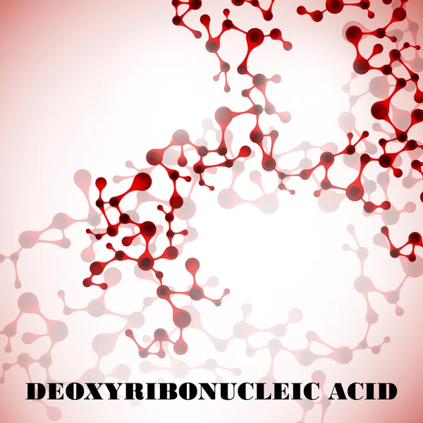 Eps, mooie structuur van het DNA molecuul — Stockvector