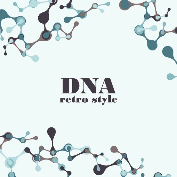 Eps, belle structure de la molécule d'ADN — Image vectorielle