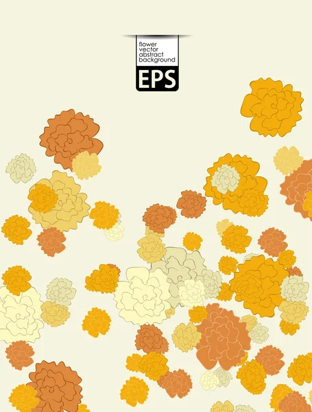 Eps は、花の背景 — ストックベクタ