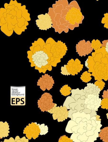 EPS, квіткові фону — стоковий вектор