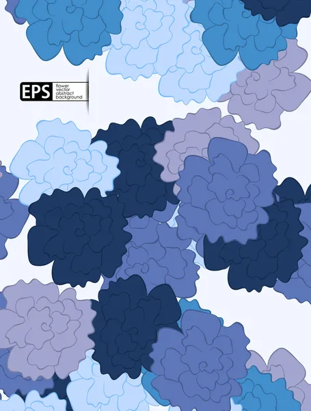 EPS, floral achtergrond — Stockvector