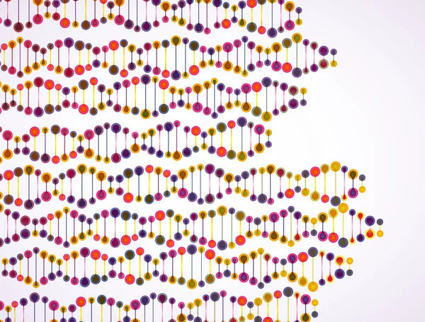 Eps, beautiful structure of the DNA molecle — стоковый вектор