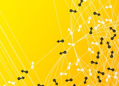 arka plan ile okları