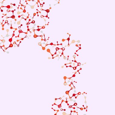 Vintage dna molekülünün yapısını