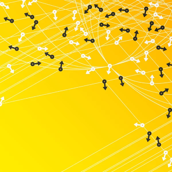 Arrière-plan avec flèches — Image vectorielle