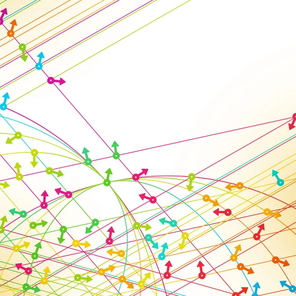 Achtergrond met pijlen — Stockvector
