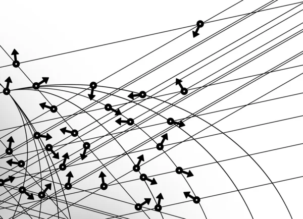 Achtergrond met pijlen — Stockvector