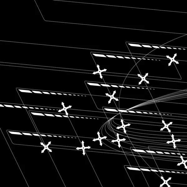 Technische achtergrond — Stockvector