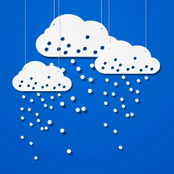 Sticker style Cloud — Image vectorielle