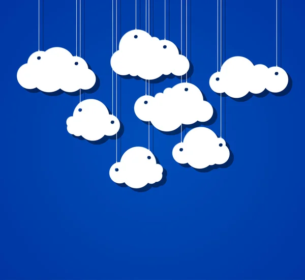 Sticker style Cloud — Image vectorielle