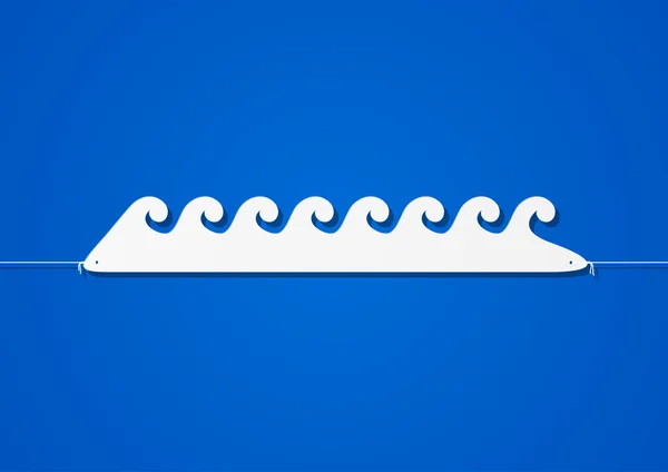 Sticker style Aqua — Image vectorielle