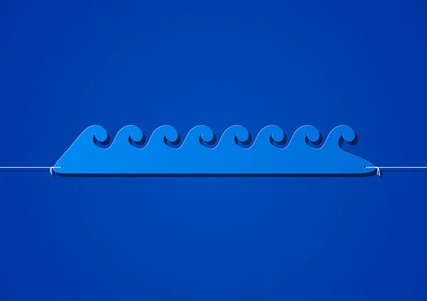 Sticker style Aqua — Image vectorielle