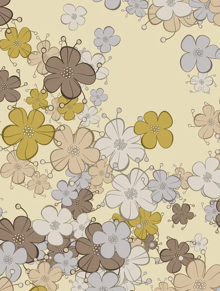 Fundo floral — Vetor de Stock