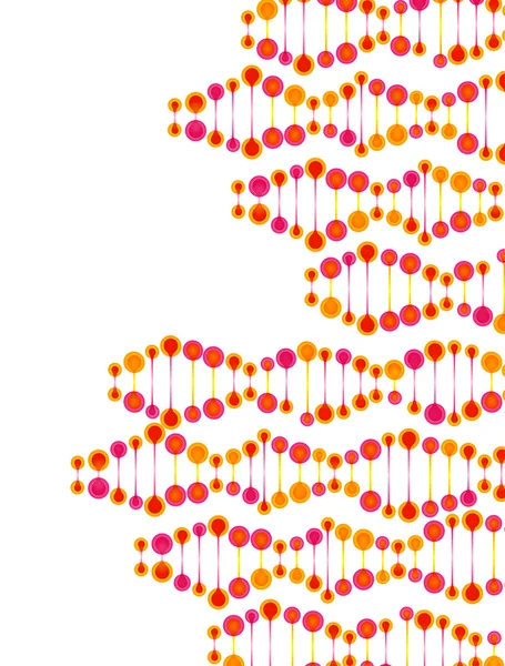 Structuur van de dna-molecule — Stockvector