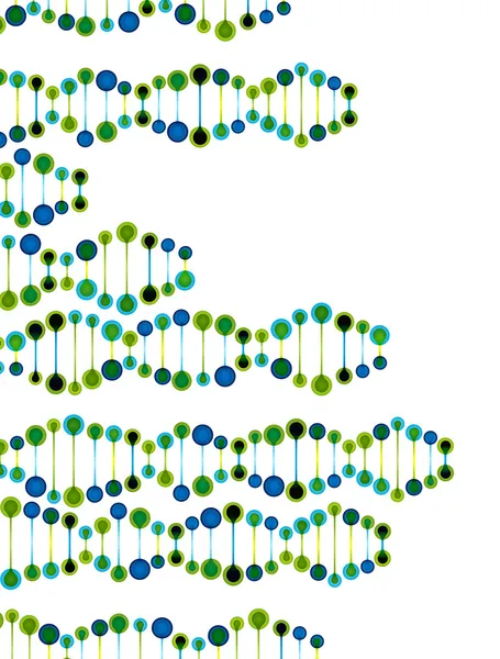 Struktur av dna-molekylen — Stock vektor