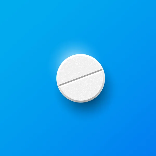Realistic pill — Stock Vector