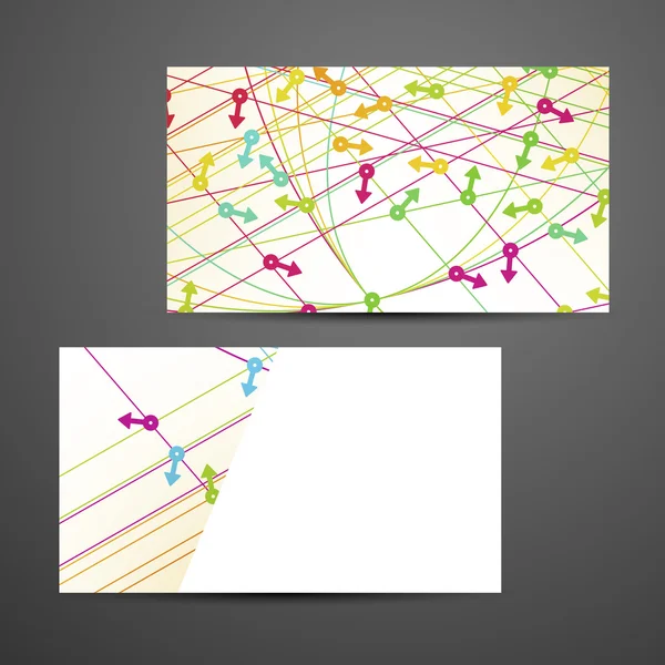 名刺デザイン — ストックベクタ
