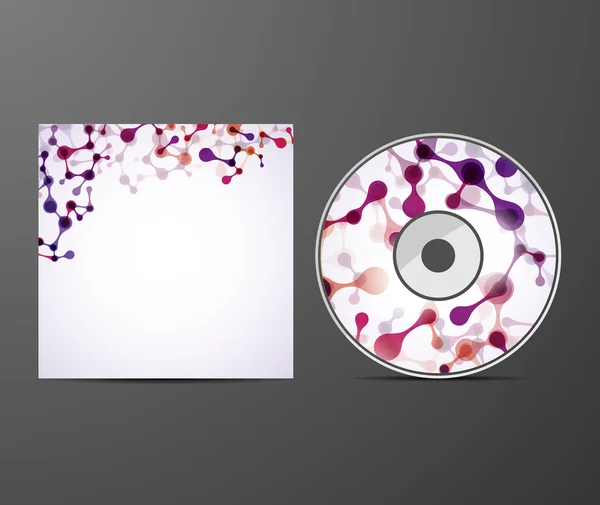 Diseño de la cubierta del CD — Vector de stock