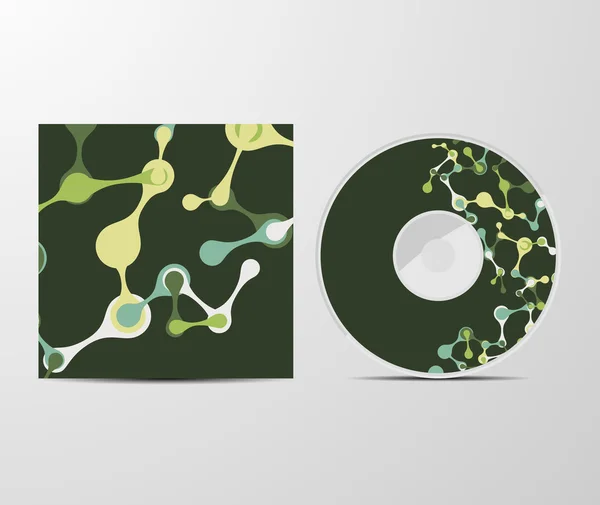 Diseño de la cubierta del CD — Vector de stock