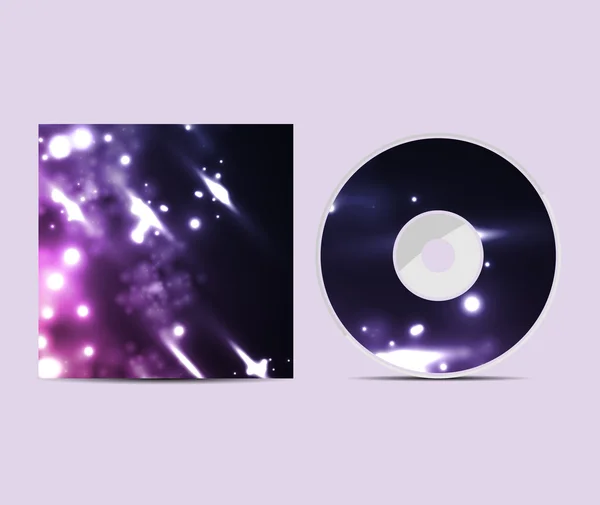 デザインの cd カバー — ストックベクタ