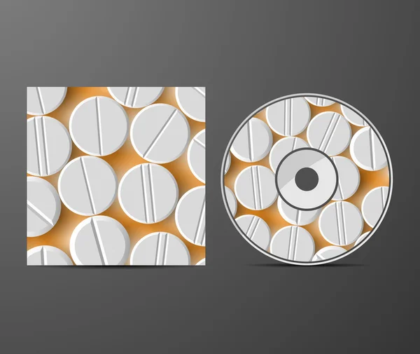 Cd cover ontwerp — Stockvector