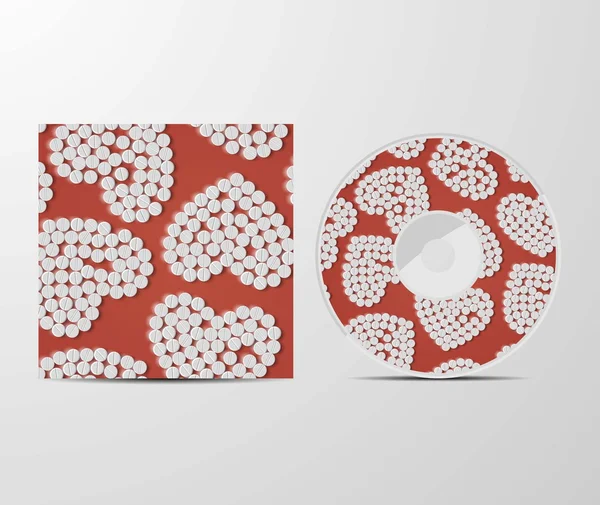 Conception de couverture de CD — Image vectorielle