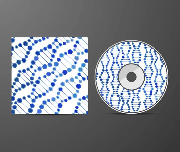 Diseño de la cubierta del CD — Archivo Imágenes Vectoriales