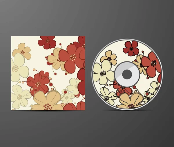 Diseño de la cubierta del CD — Vector de stock