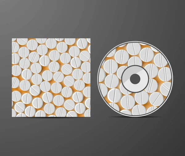 CD-Cover-Design — Stockvektor