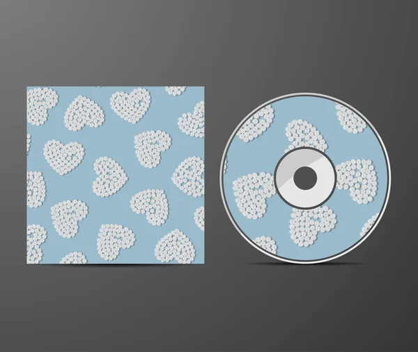 Disegno copertina CD — Vettoriale Stock