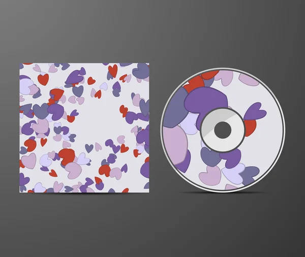 Conception de couverture de CD — Image vectorielle