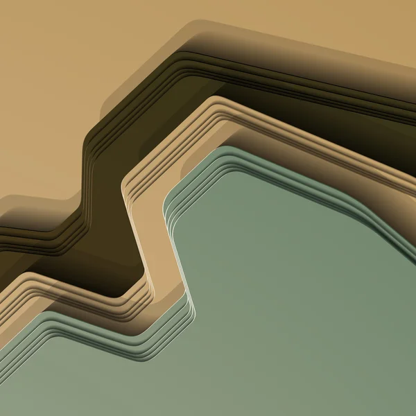 3D-stijl, abstracte achtergrond met veel lagen — Stockvector