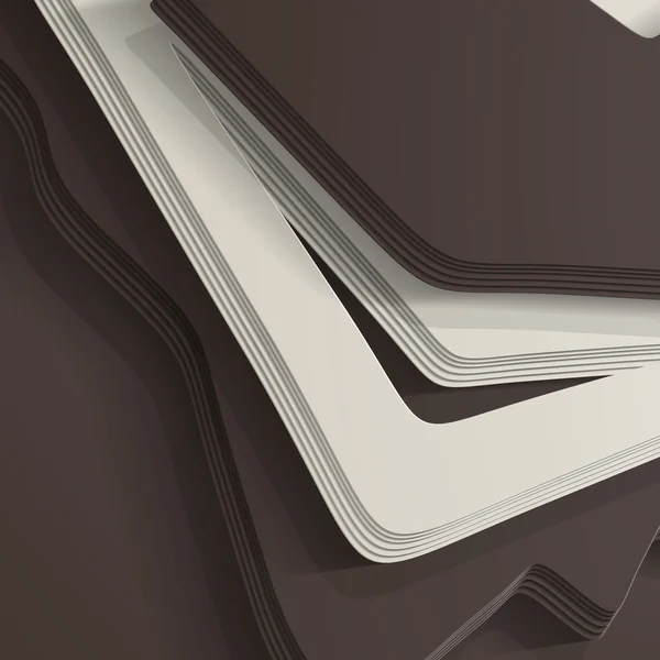 Estilo 3D, fondo abstracto con muchas capas — Vector de stock