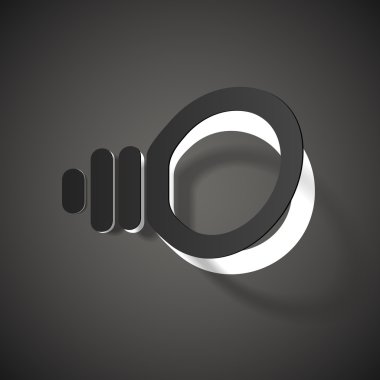 ampul vektör sticker