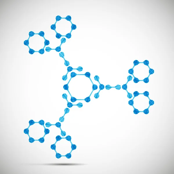 Estructura molecular — Archivo Imágenes Vectoriales