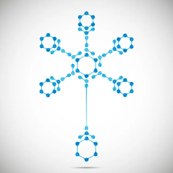 Moleculaire structuur — Stockvector